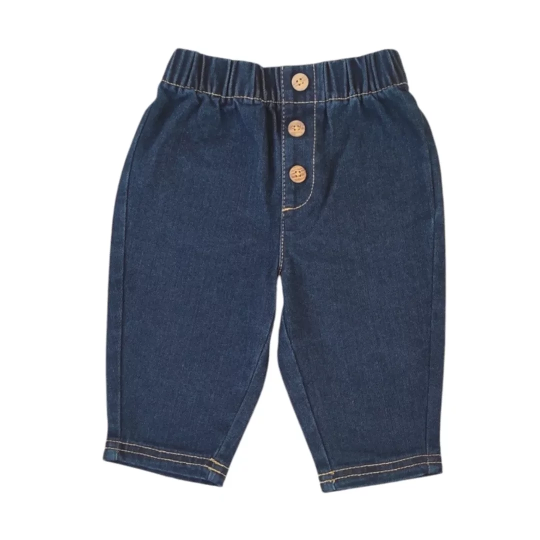 شلوار جین نوزادی مدل 3 دکمه 2025